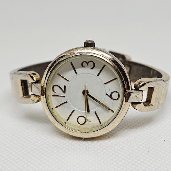 Gold Half Bangle & Link Watch - Picture 2 of 4